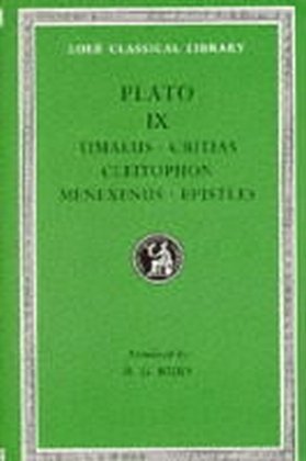Timaeus Critias Cleitophon Menexenus Epistles Plato