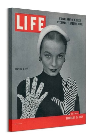 Time Life Cover News In Gloves - obraz na płótnie Pyramid