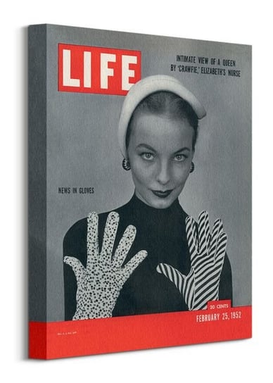 Time Life Cover News In Gloves - obraz na płótnie Pyramid