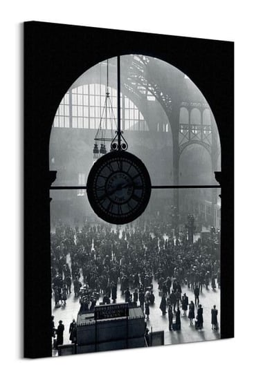 Time Life Pennsylvania Station Clock - obraz na płótnie Pyramid
