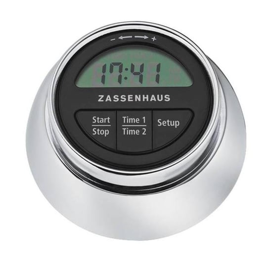 Timer elektroniczny Speed ZASSENHAUS, srebrny, 3x7 cm Zassenhaus