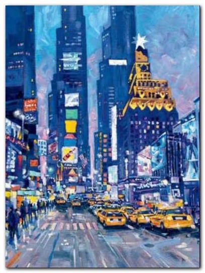 Times Square, Nyc plakat obraz 60x80cm Wizard+Genius
