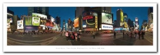 Times Square plakat obraz 95x33cm Wizard+Genius