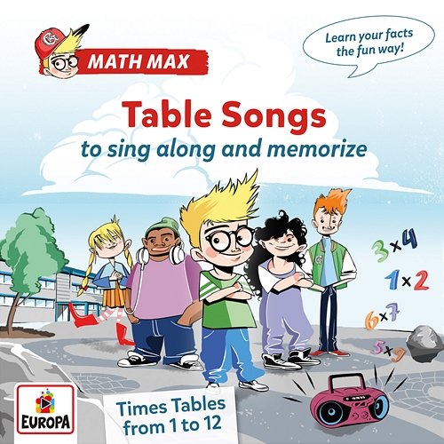 Times Table Songs - from 1 to 12 to sing along and memorize Math Max