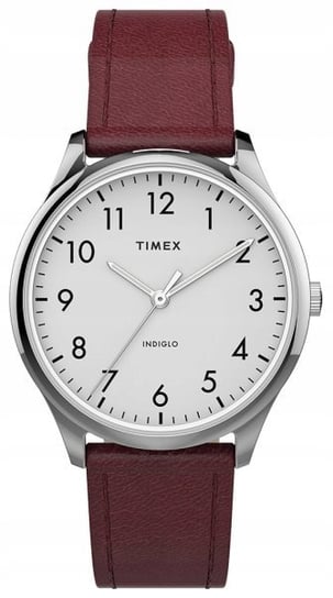 Timex, Zegarek damski, TW2T72200, brązowo-srebrny Timex
