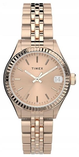 Timex, Zegarek damski, TW2T86500, różowo-złoty Timex