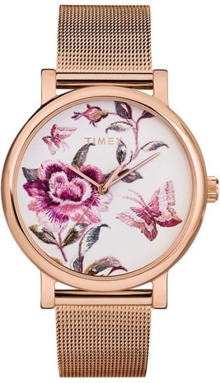 Timex, Zegarek damski, TW2U19500, różowe złoto Timex