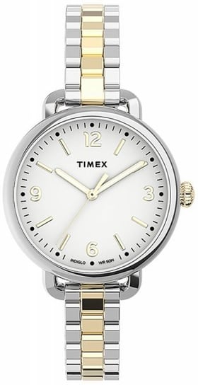 Timex, Zegarek damski, TW2U60200, srebrno-złoty Timex