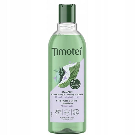 Timotei, Moc i Blask, szampon do włosów, 400 ml Timotei