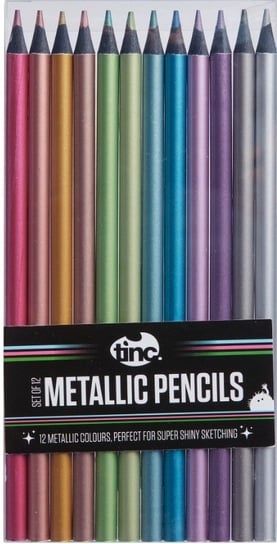 Tinc Metallic Pencils 12 Kolorowych Kredek Inna marka