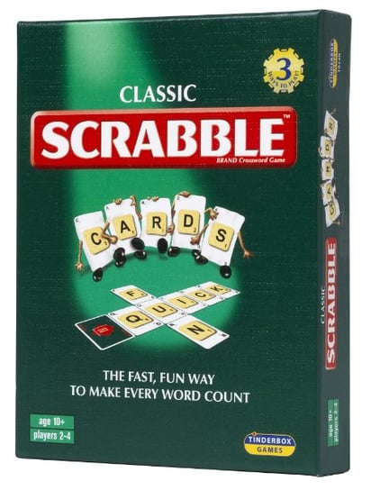 Tinderbox Scrabble, karty do gry Scrabble
