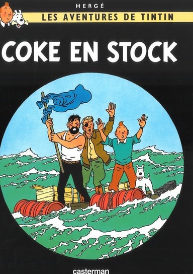 Tintin Coke en Stock Herge