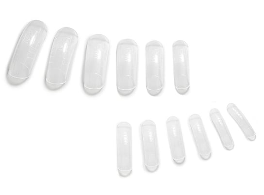 Tipsy Dual Forms do Poly Nail Gelu, 120 szt. Finess