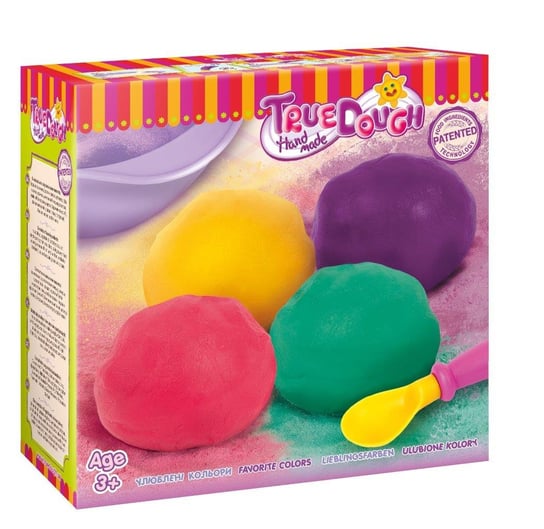 Tisso-Toys, masa plastyczna Ulubione kolory True Dough