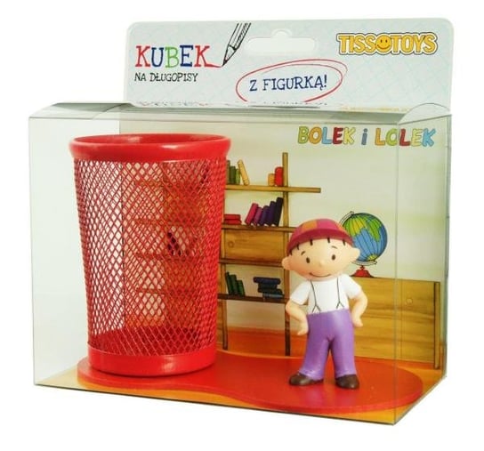 Tisso-Toys, przybornik biurkowy, Lolek, czerwony Tisso Toys