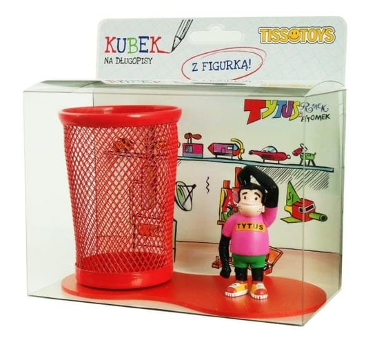 Tisso-Toys, przybornik biurkowy, Tytus, czerwony Tisso Toys
