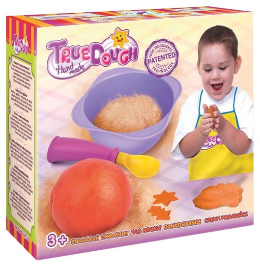 Tisso-Toys, zestaw z jednym kolorem Słodka Pomarańcza True Dough