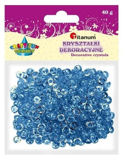 Titanium, koraliki plastikowe połówka kuli, ciemnoniebieski., 40 g TITANIUM