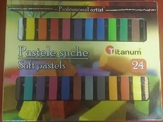 Titanum, pastele Suche, 24 kolory TITANIUM