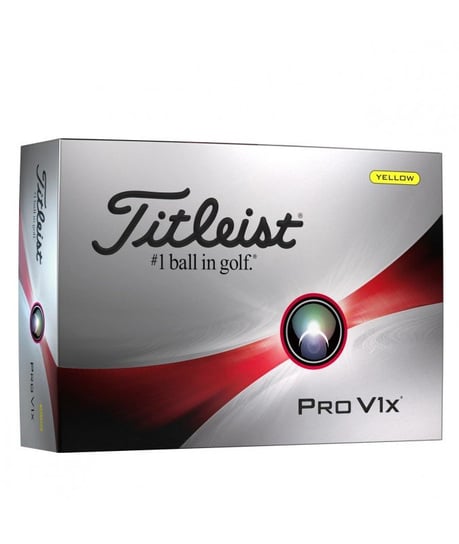 Titleist Piłki Golfowe Pro V1X 2003 Żółte, 12 sztuk TITLEIST