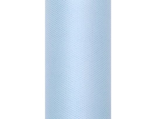 Tiul gładki, błękitny, 0,08 x 20 m PartyDeco