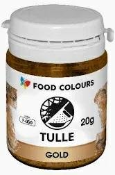 Tiul Złoty 20G Gold Tulle Food Colours Inna marka