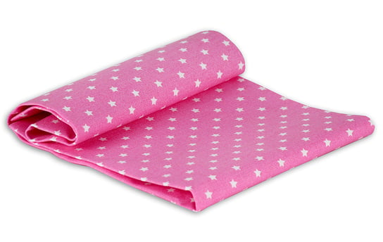 Tkanina bawełniana, 50 x 55 cm, gwiazdki, różowa Rico Design GmbG & Co. KG