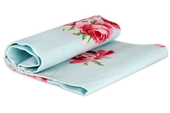 Tkanina bawełniana, 50x55 cm, Róże, jasnoniebieska Rico Design GmbG & Co. KG