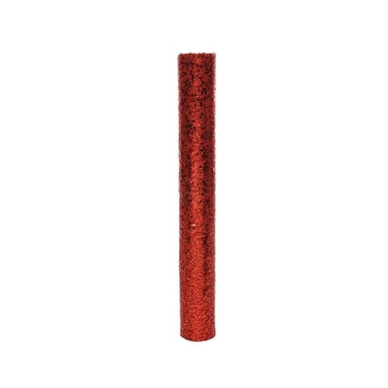 Tkanina dekoracyjna czerwona obrus bieżnik 200cm Kaemingk
