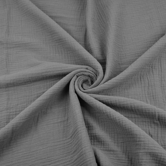 Tkanina Muślin double gauze szary (Grey) ANTEX