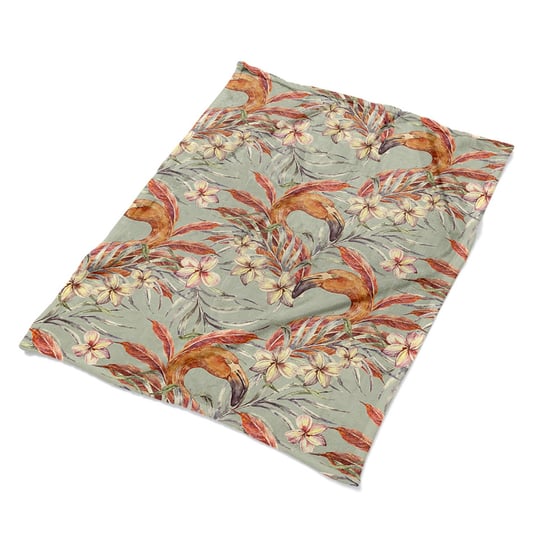 Tkanina pluszowe koce Obraz Flamingi nadruk wzory, Fabricsy Fabricsy