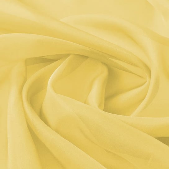 Tkanina woal, żółta, 1,45 x 20 m vidaXL