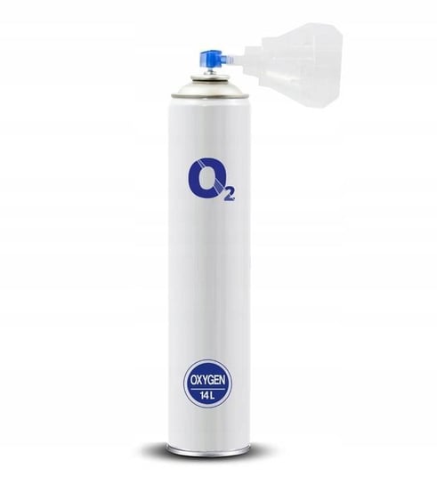 Tlen inhalacyjny w puszce tlenoterapia O2 Oxygen 99% 14 l, Wyrób medyczny Oxygen