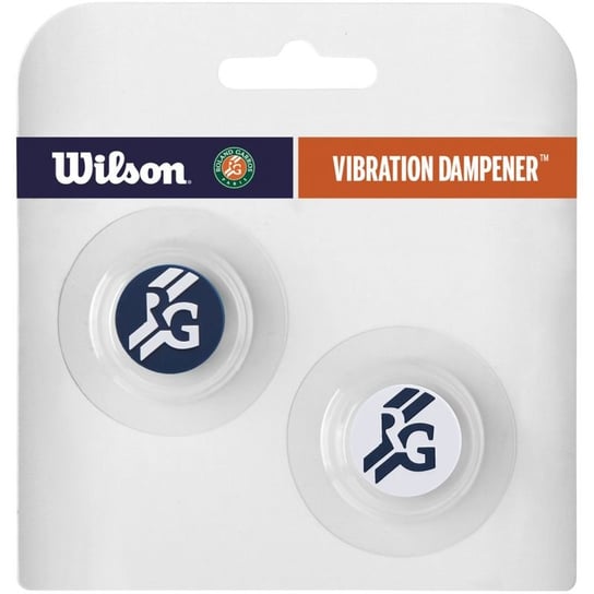Tłumik Wibrastop Wilson Roland Garros Vibra Dampener - Biały/Granatowy Wilson