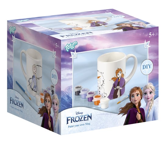 TM Kubek do pomalowania z 5 farbkam Frozen 2 Frozen - Kraina Lodu