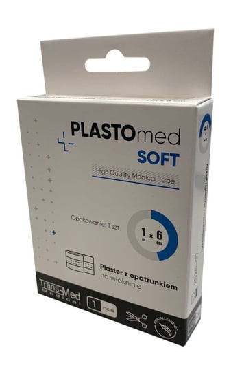 TM - Plaster PLASTOMED SOFT 6cm x 1m Trans-med