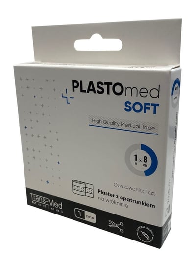 TM - Plaster PLASTOMED SOFT 8cm x 1m Trans-med