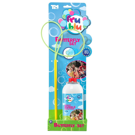 TM Toys, bańki mydlane Fru Blu Butterfly set, zestaw TM Toys