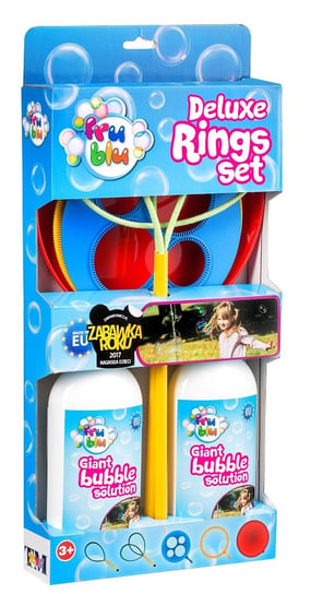 TM Toys, bańki mydlane Fru Blu Delux Rings set, zestaw TM Toys