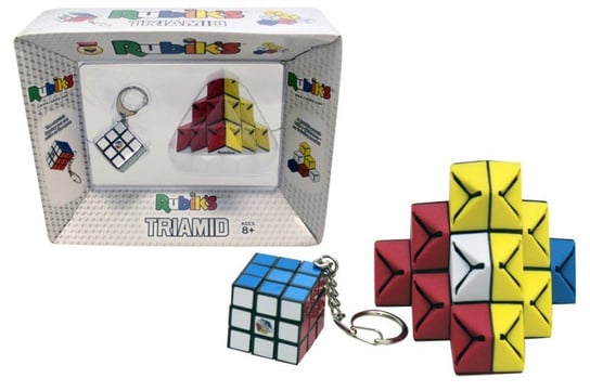 Tm Toys, gra zręcznościowa Kostka Rubika brelok+układanka Triamid TM Toys