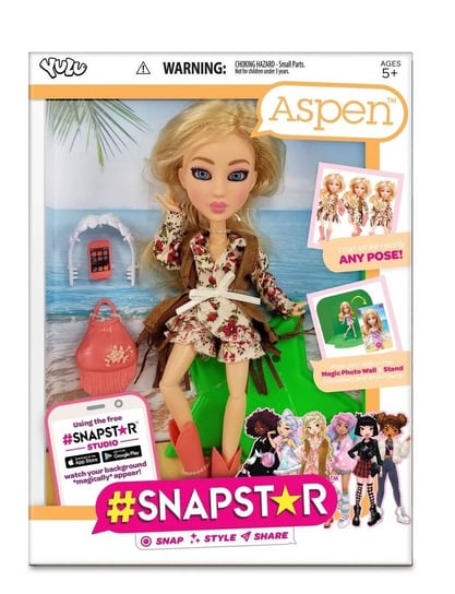 Tm Toys Lalka Snap Star Snapstar Aspen + Aplikacja IMC Toys