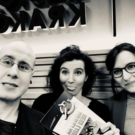 To nie jest komiks o papieżu - komiksowe rozmowy z Jerzym Łanuszewskim i Ewą Ciałowicz - Literacka Kavka - podcast - audiobook Gryboś Georgina