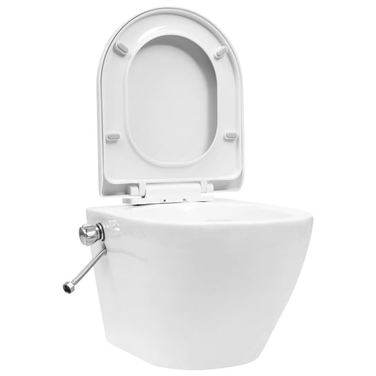 Toaleta Wisząca Bezkołnierzowa 36,5x48x41,5cm Biał Inna marka