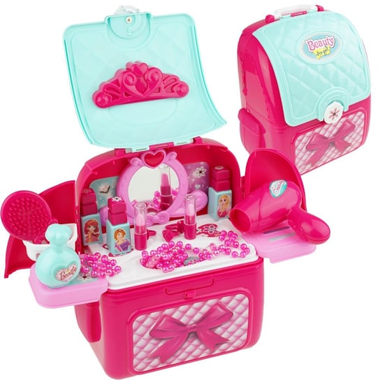 Toaletka kosmetyczna w plecaku+ Akcesoria kosmetyki zestaw KinderSafe