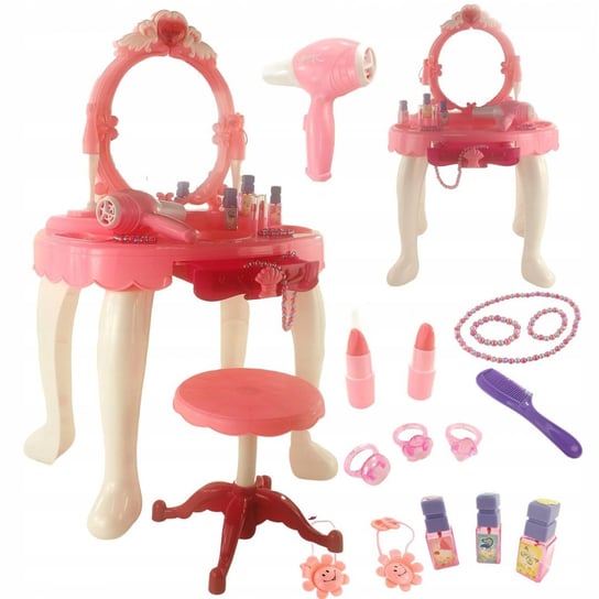Toaletka Różowa Dla Dziewczynki Dźwięki Światło825 LUXMA