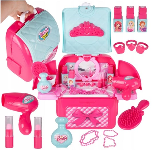 Toaletka w różowym plecaczku 2w1 - Beauty Angel Icom