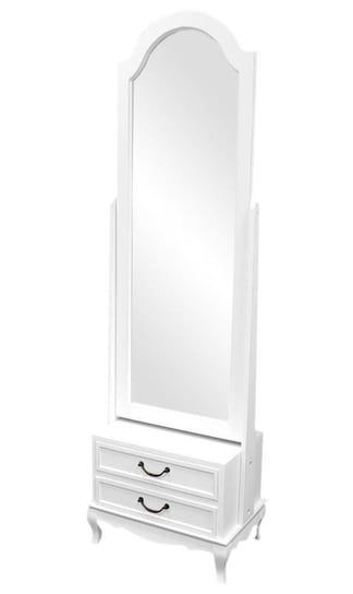 Toaletka z lustrem White Classics, biała, 54x35,5x176 cm Pigmejka