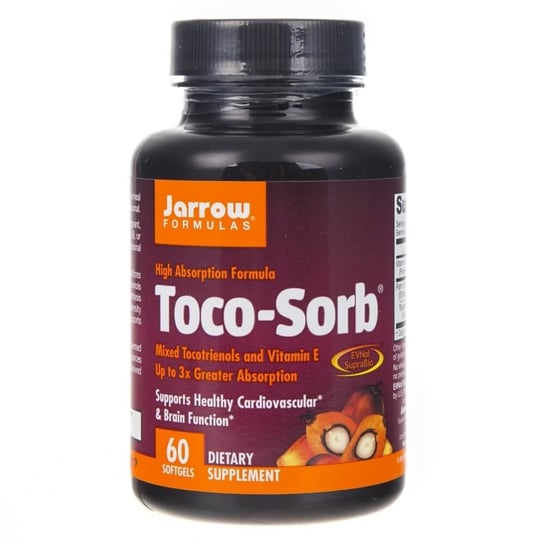 Toco-Sorb JARROW FORMULAS (naturalna witamina E), Suplement diety, 60 kaps. Jarrow Formulas