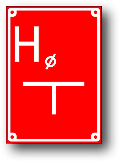 Todw-1 Znak H Tabliczka Orientacyjna Dla Hydrantu Mój Dom Bis