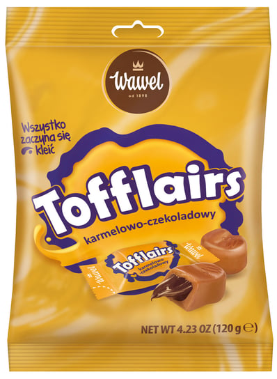 Tofflairs karmelowo-czekoladowy Wawel 120 g Wawel